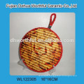 Popular ceramic pot holders with yellow lifting rope